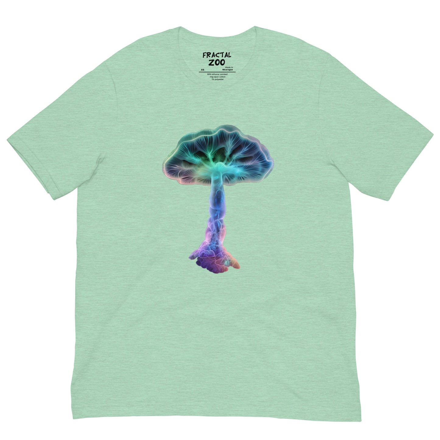 Glowing Fungi t-shirt | Eco-Conscious Fashion with Magical Mushrooms