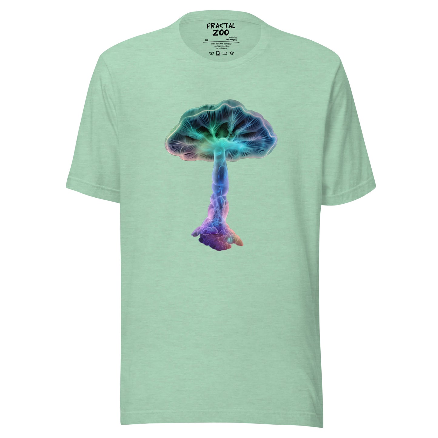 Glowing Fungi t-shirt | Eco-Conscious Fashion with Magical Mushrooms