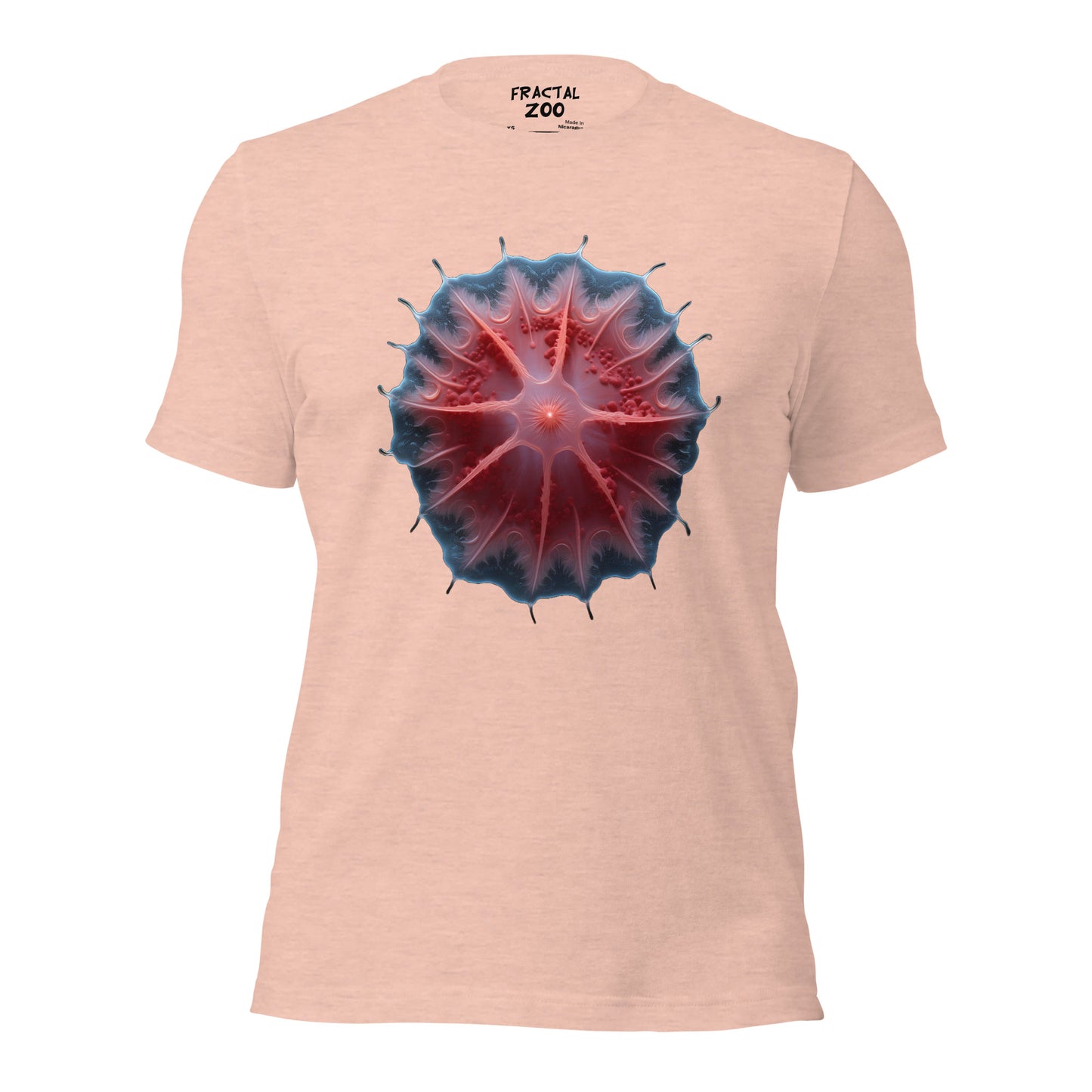 Fractal Enigma Dinoflagellate  Unisex T-Shirt | Explore Mesmerizing Art & Science Fusion