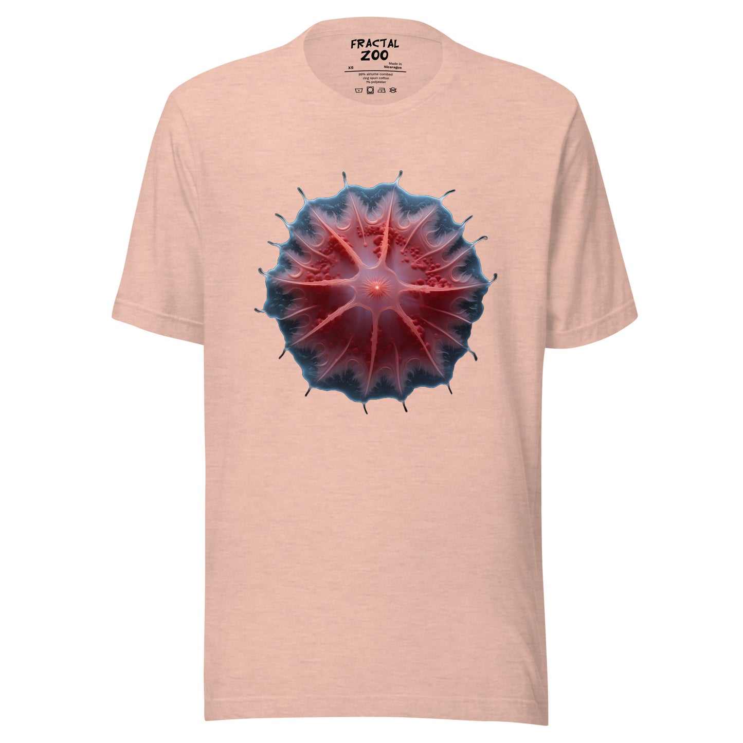 Fractal Enigma Dinoflagellate  Unisex T-Shirt | Explore Mesmerizing Art & Science Fusion