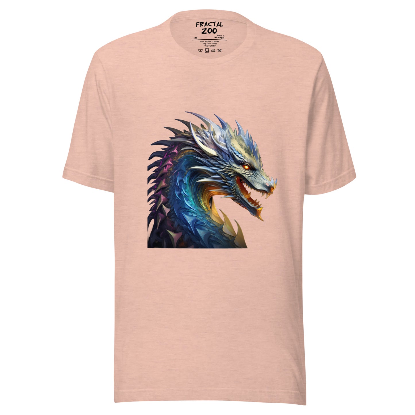 Celebrate Fantasy and Fractals with our Dragonfire Symphony Tee