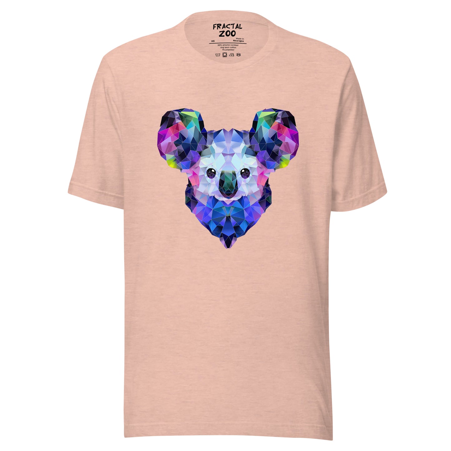 Fractal Koala Unisex t-shirt | Artistic Expression Meets Comfort