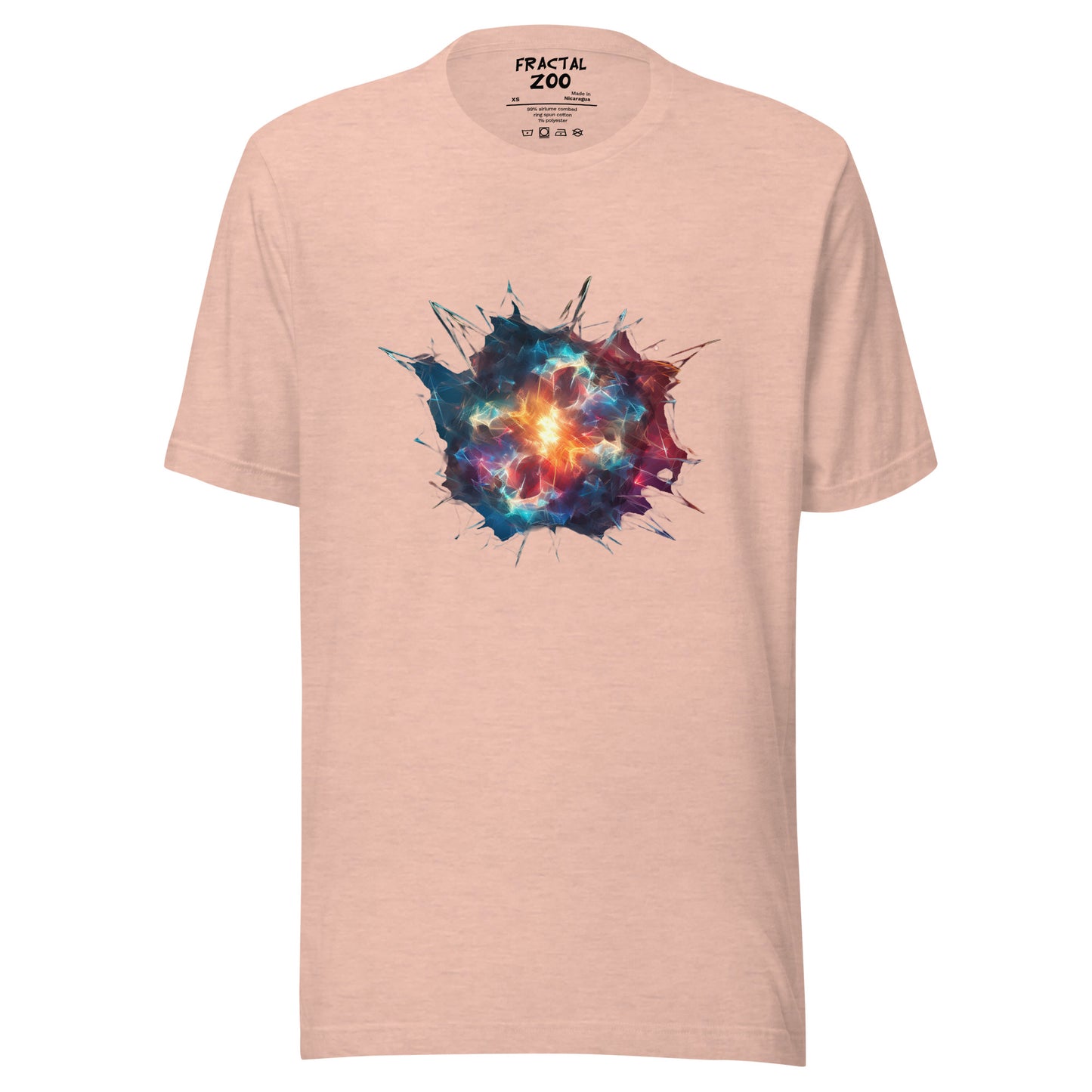 Captivate the Universe and Cosmic with Fractal Meteor T-Shirts