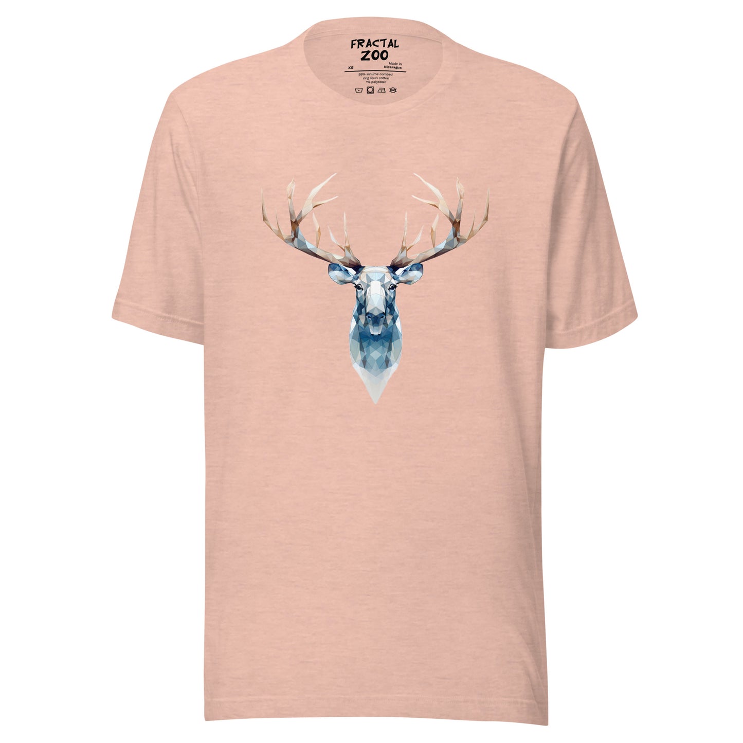 Moose Buck Fractal Unisex t-shirt | Express Your Love for Wildlife