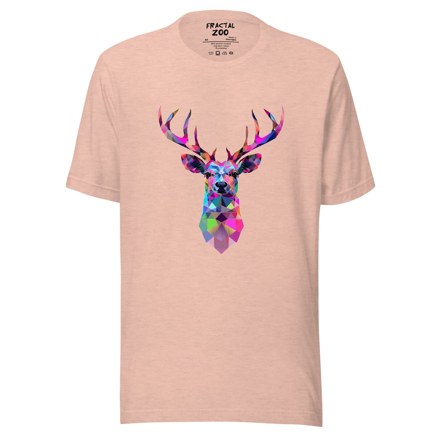 Eco-Friendly Fractal Buck T-Shirts | Nature-Inspired Fashion from Fractal Zoo