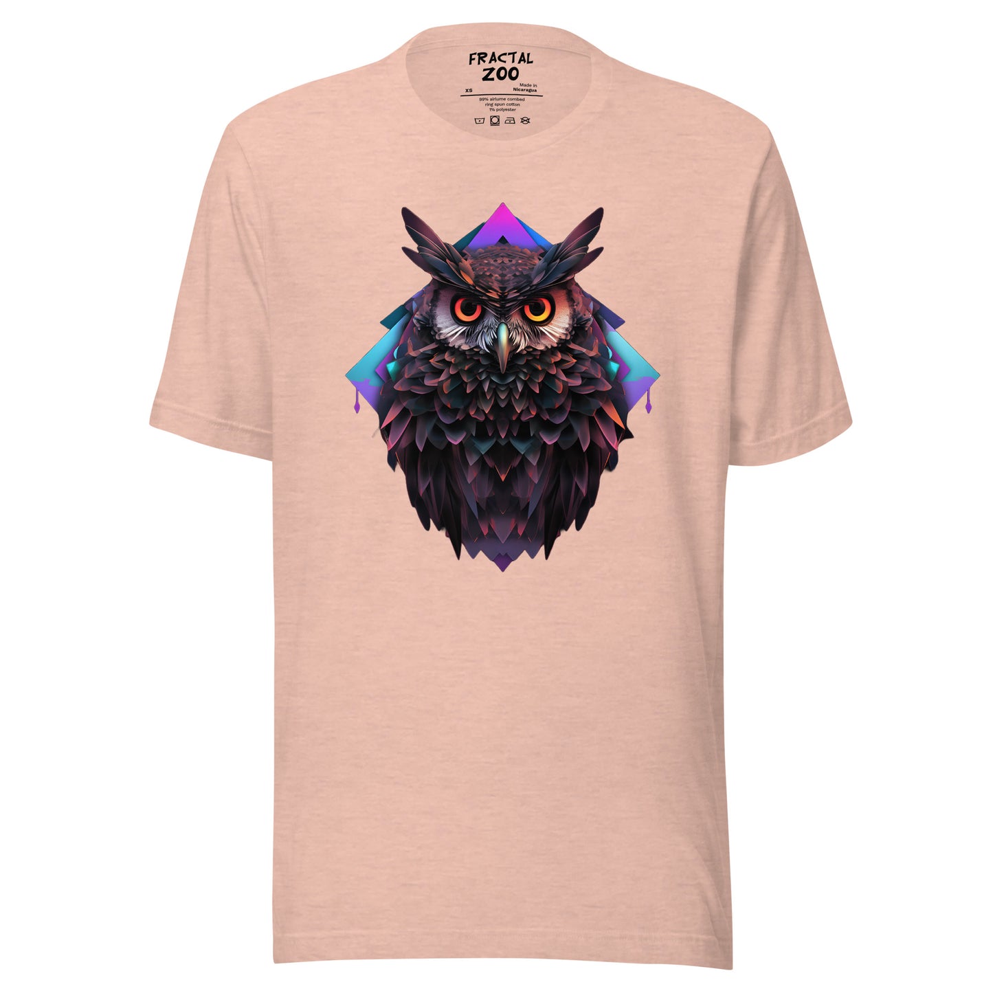 Geometric Owl Unisex t-shirt | A Blend of Artistry and Science in Fashion