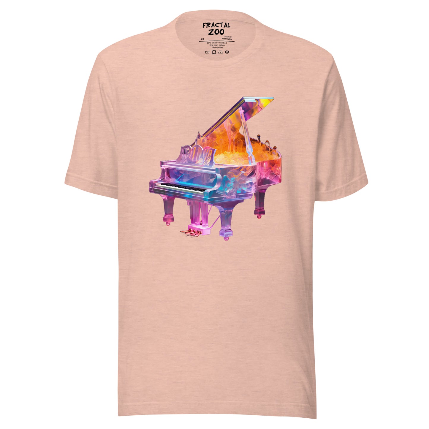 Majestic Harmonics Unisex t-shirt | Where Art and Musical Harmony Meet in Eco-Friendly Fashion