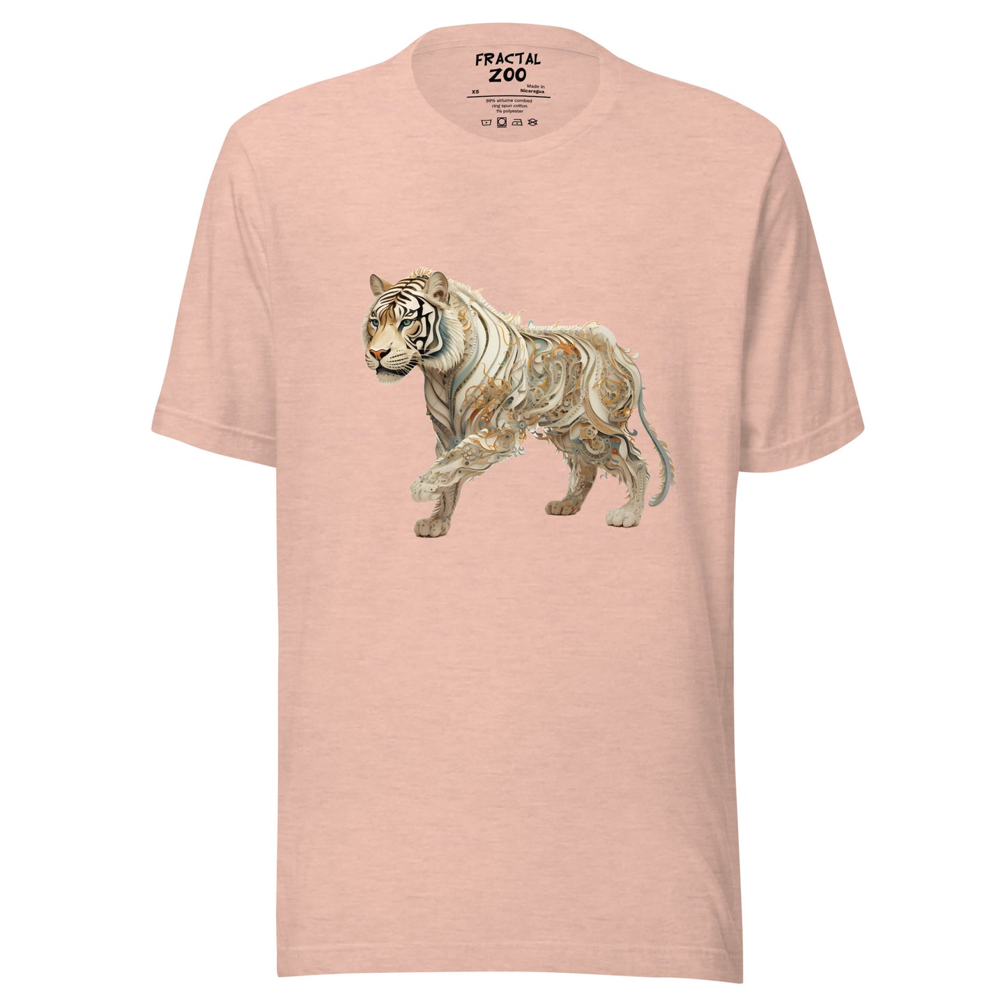 Tiger Techscape Tee | A Fusion of Elegance and Fierceness