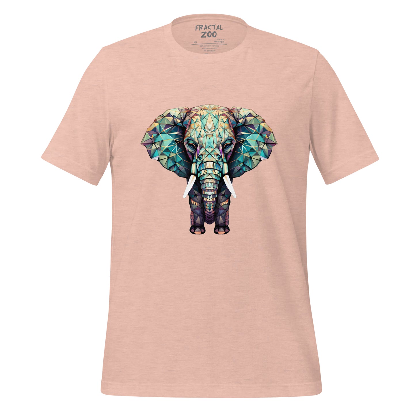 Unique Fractal Pachyderm Tee | Wear Art, Support Sustainability