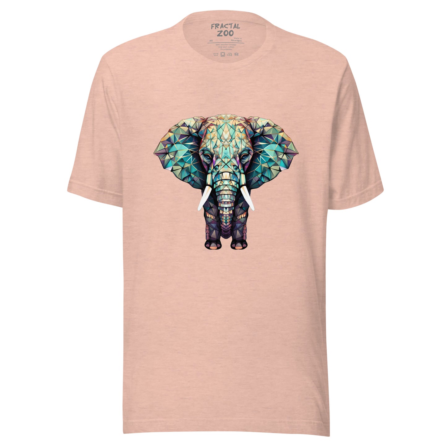 Unique Fractal Pachyderm Tee | Wear Art, Support Sustainability