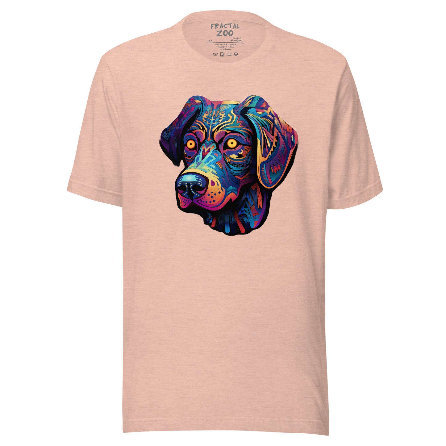 Psychedelic Pooch - Trippy Canine T-Shirt for Party Enthusiasts