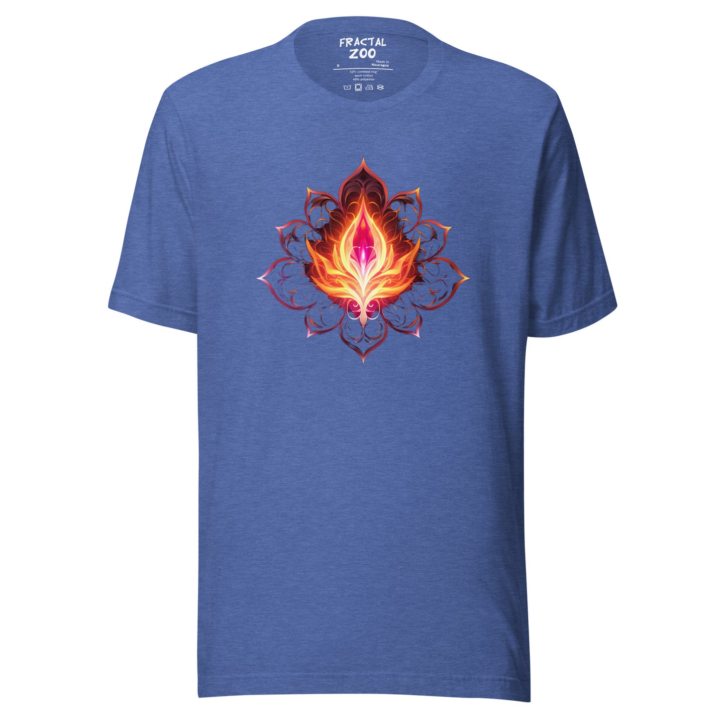 Cosmic Bloom - Ethereal Space-Inspired Floral T-Shirt for Festivals