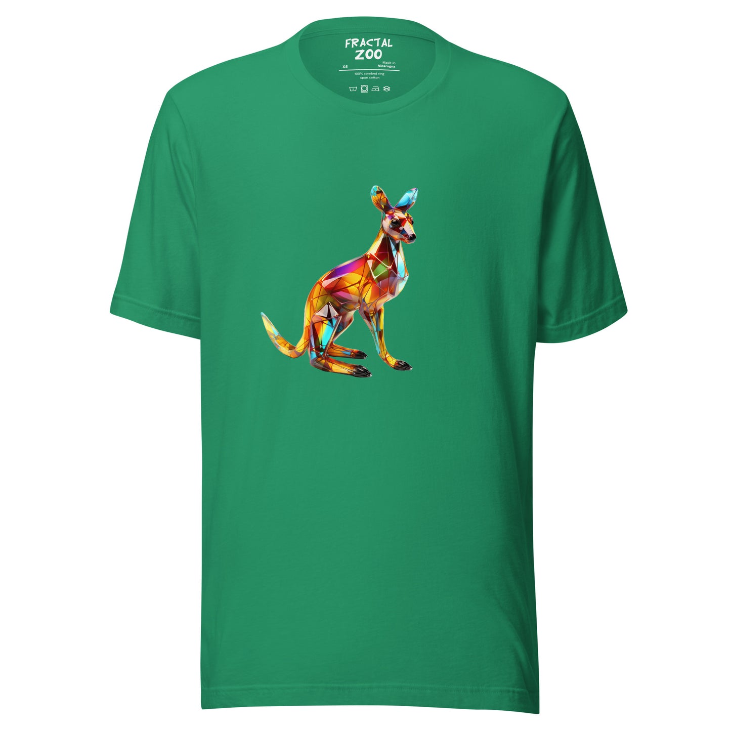 Fractal Geometry Kangaroo T-Shirt | Your Symbol of Artistic Precision