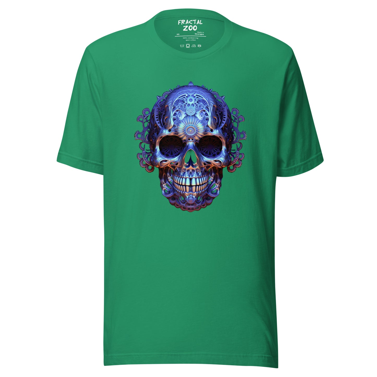 Reduce Overproduction with Fractal Gearhead Skull Tee | Make a Thoughtful Choice