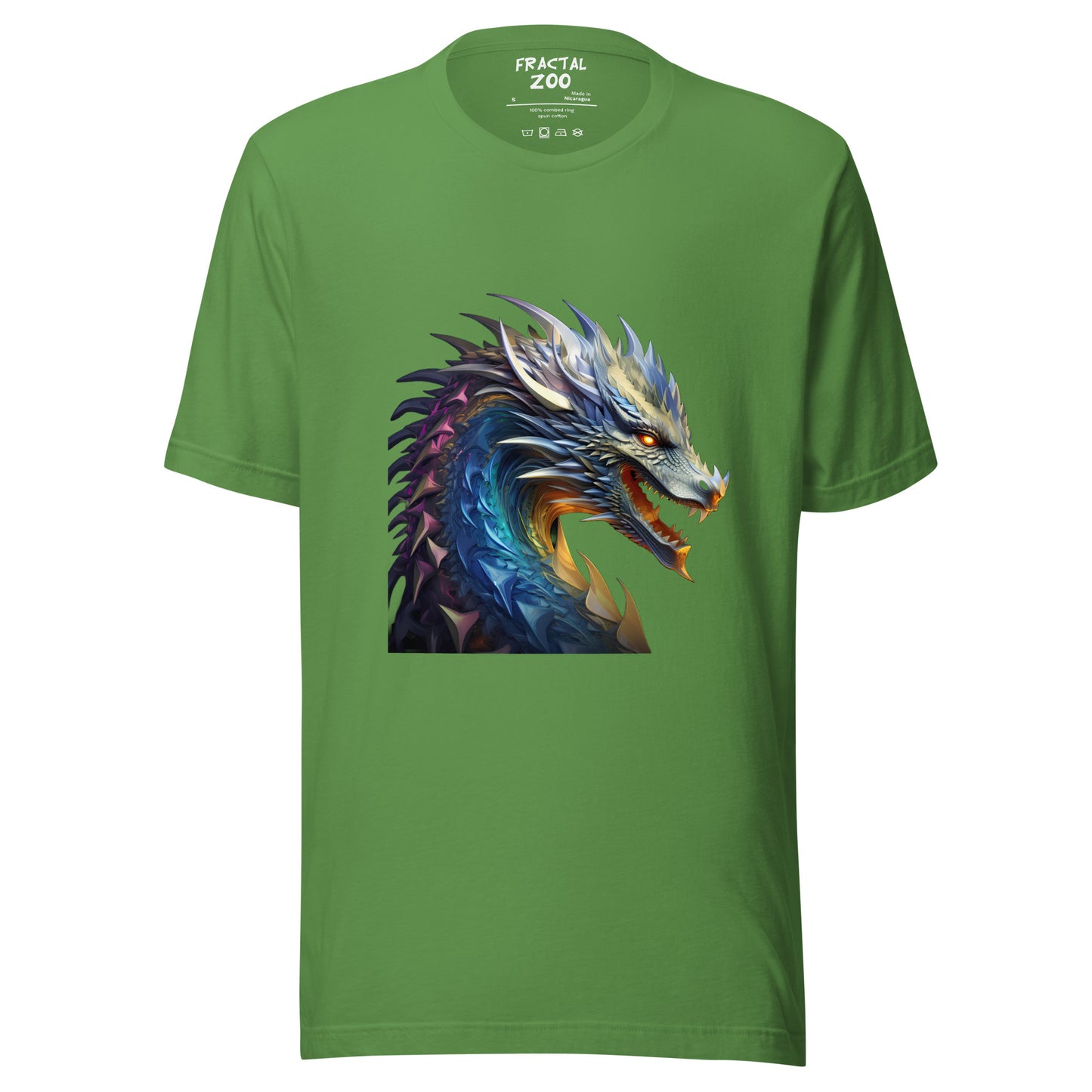 Celebrate Fantasy and Fractals with our Dragonfire Symphony Tee