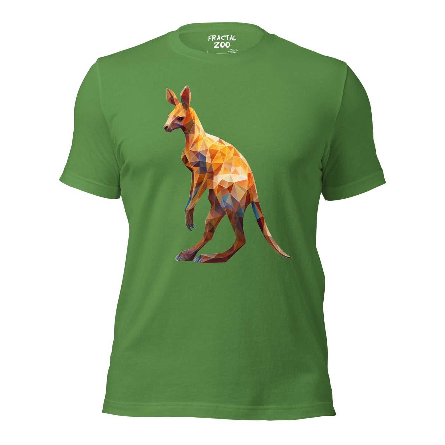 Elevate Your Style with Fractal Kangaroo Serenity t-shirt | A Tribute to Nature's Grace