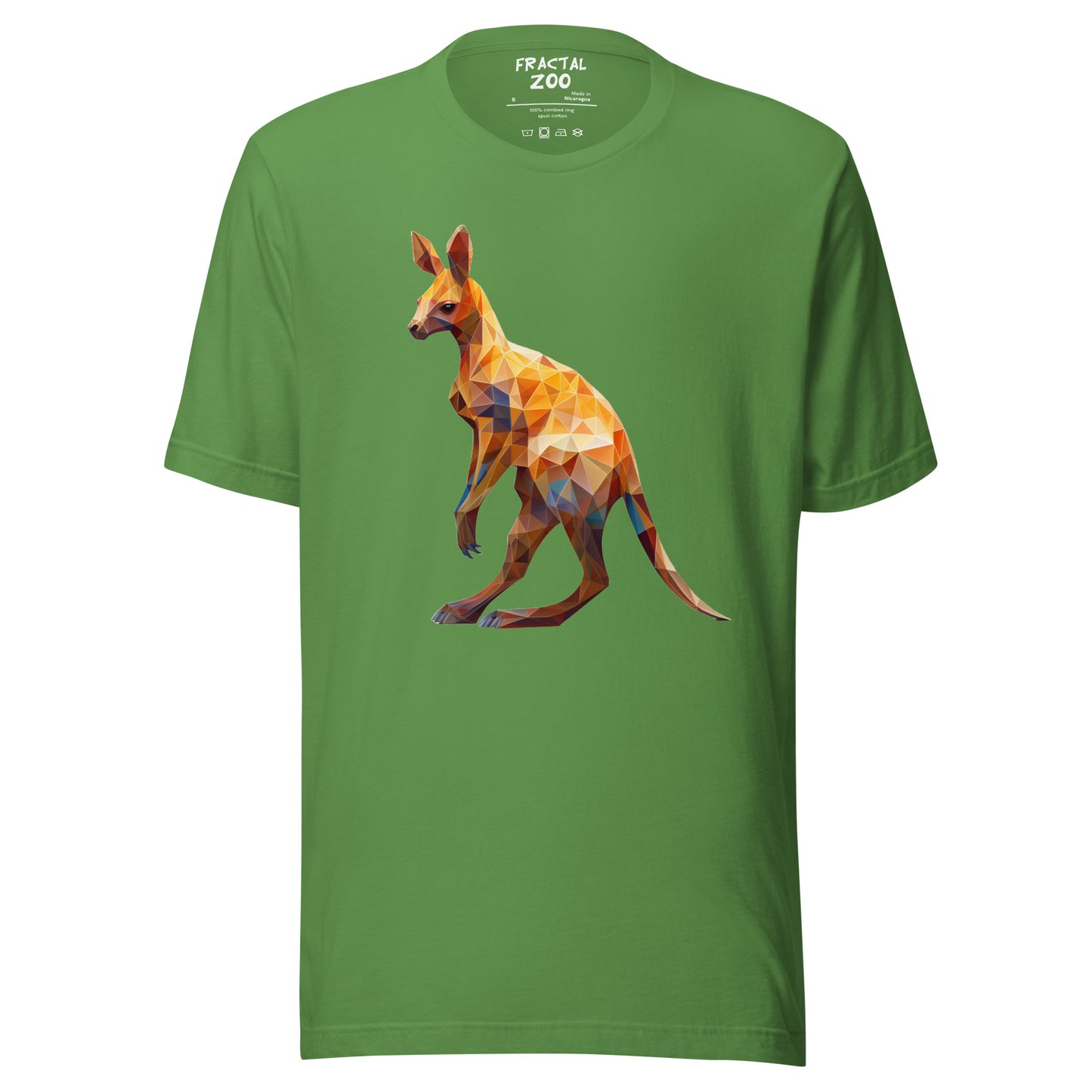 Elevate Your Style with Fractal Kangaroo Serenity t-shirt | A Tribute to Nature's Grace