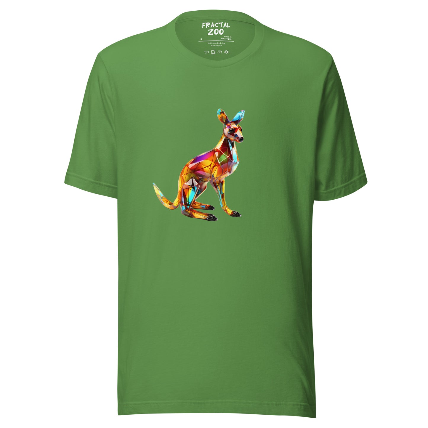 Fractal Geometry Kangaroo T-Shirt | Your Symbol of Artistic Precision