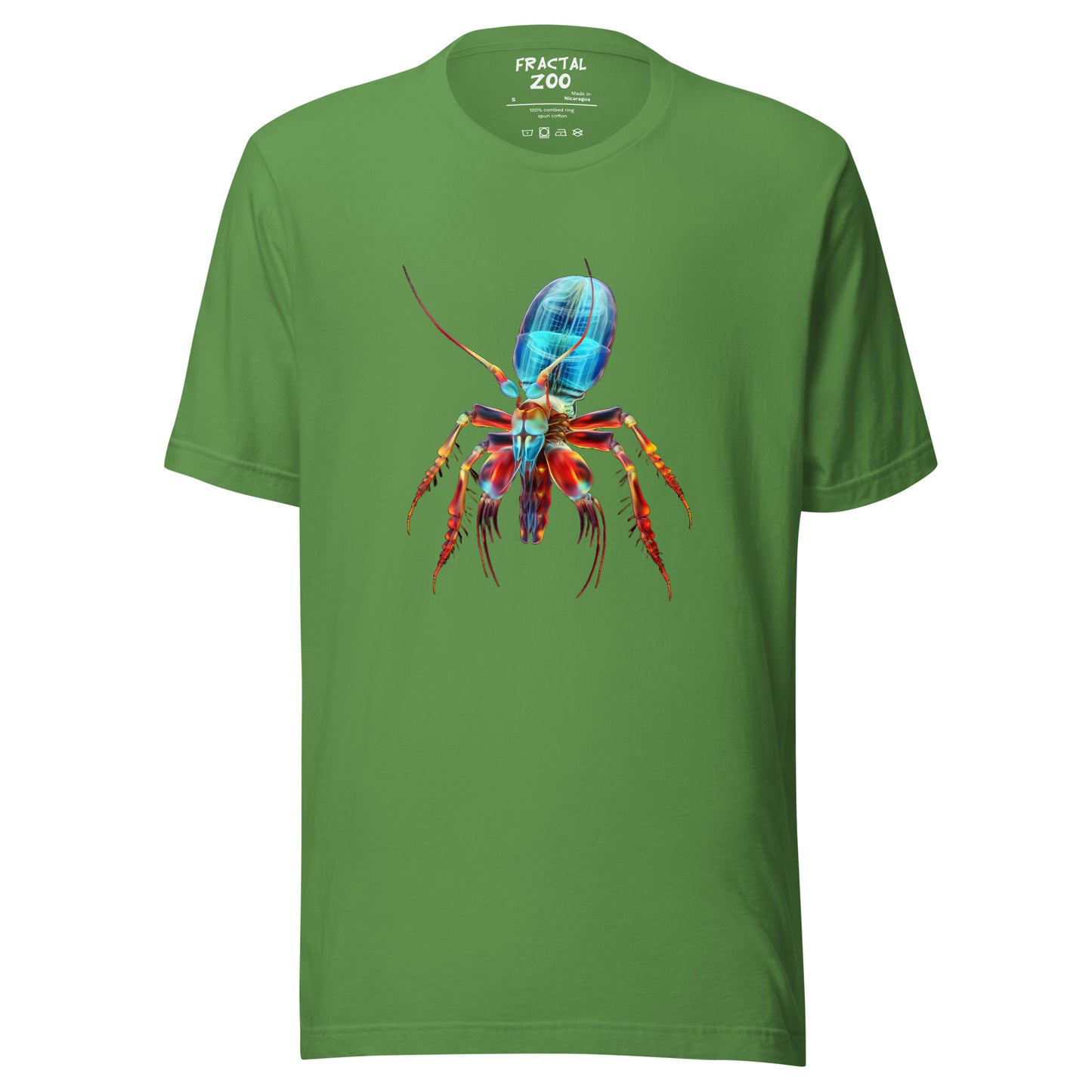 Experience Wild Style with Psychedelia Shrimp T-Shirt by Fractal Zoo