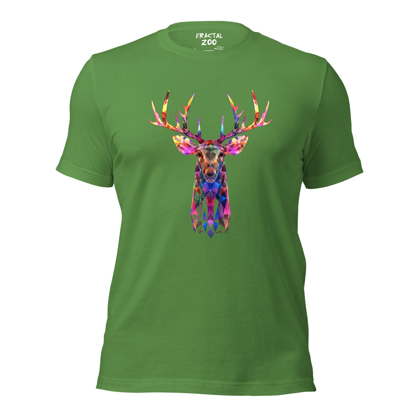 Fractal Deer Buck Unisex t-shirt | Unveil the Fusion of Nature