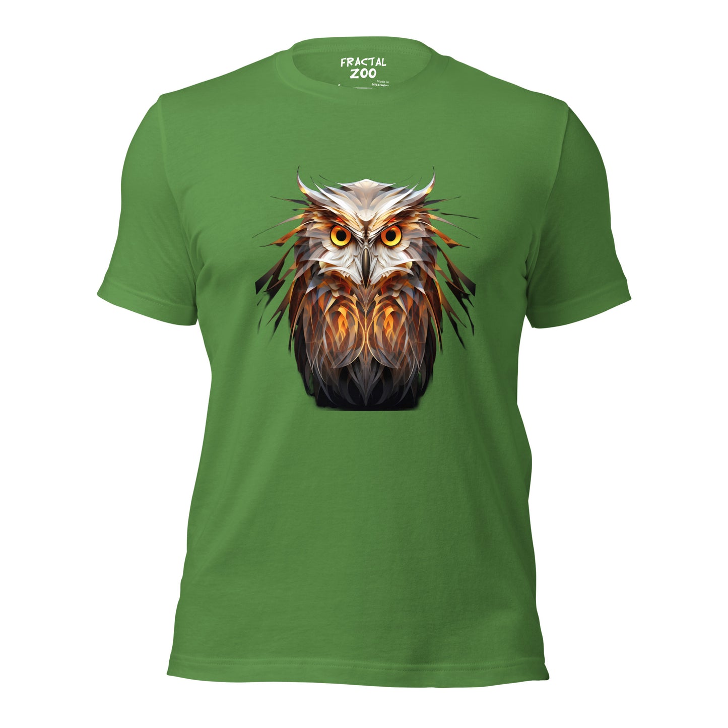 Fractal Owl Unisex t-shirt | Animal-Inspired T-Shirt Collection