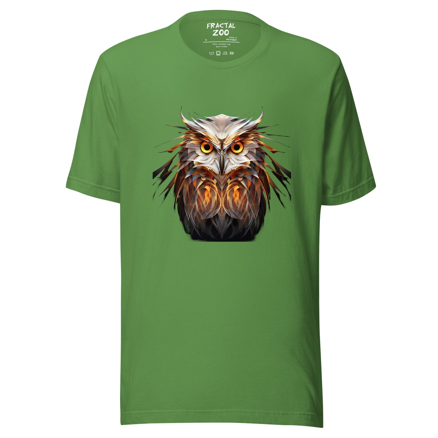 Fractal Owl Unisex t-shirt | Animal-Inspired T-Shirt Collection