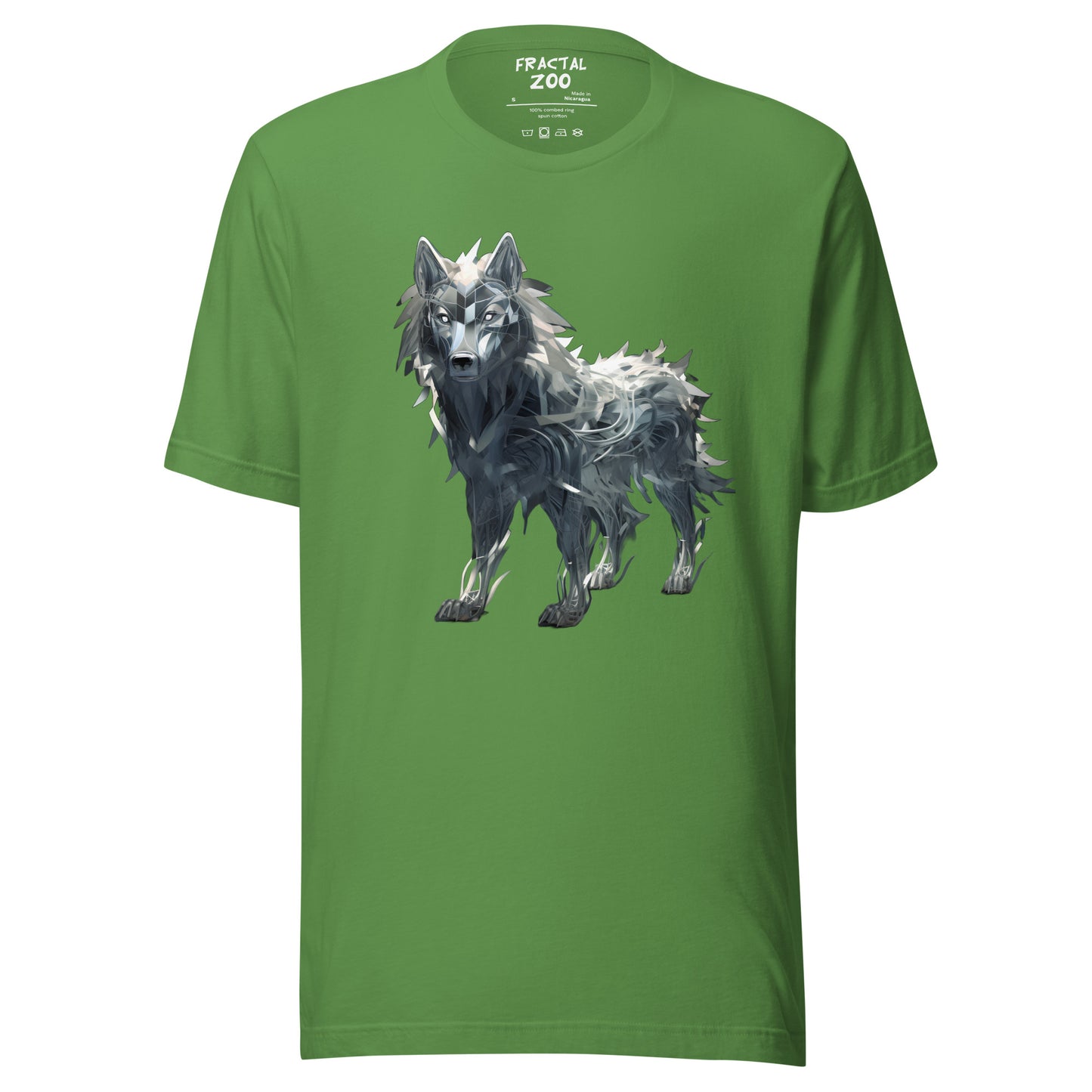 Fractal Canis Unisex t-shirt | Where Art Meets the Wild in Eco-Conscious Fashion