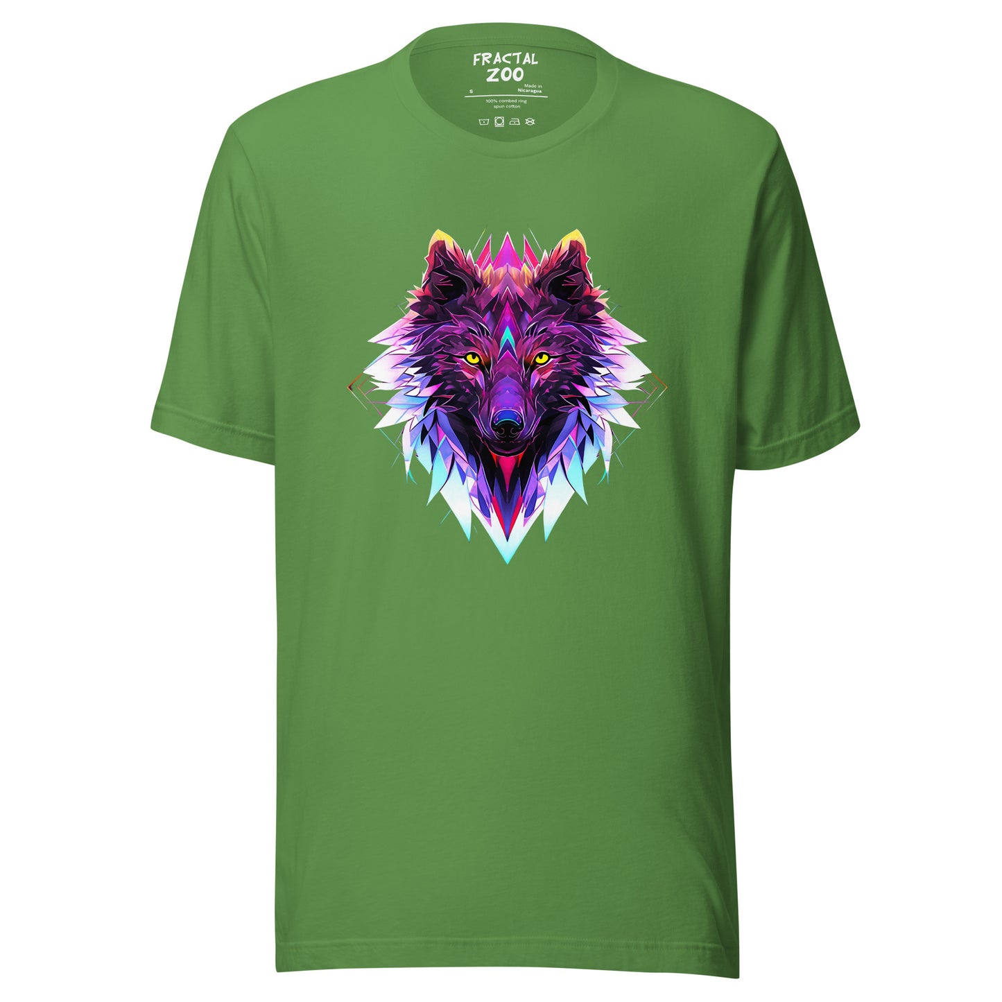 Echo Wolf T-Shirt | Unleash Your Inner Wild Spirit with Fractal Elegance