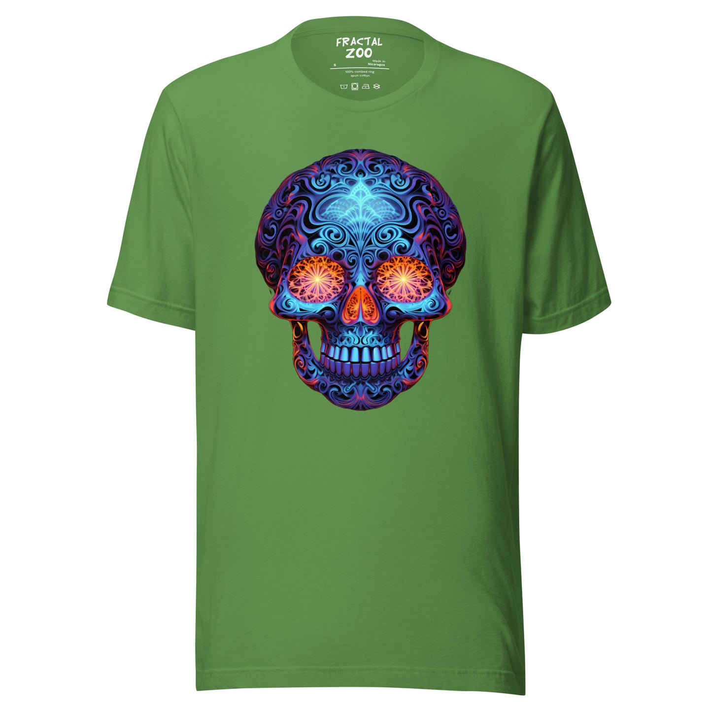 Sapphire Gaze Skull Unisex t-shirt | Comfy and visually captivating feel