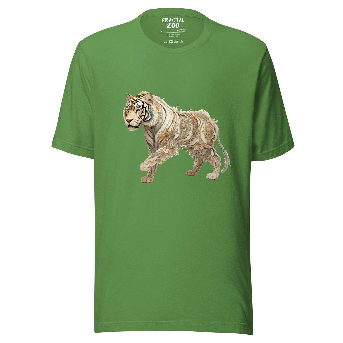 Tiger Techscape Tee | A Fusion of Elegance and Fierceness