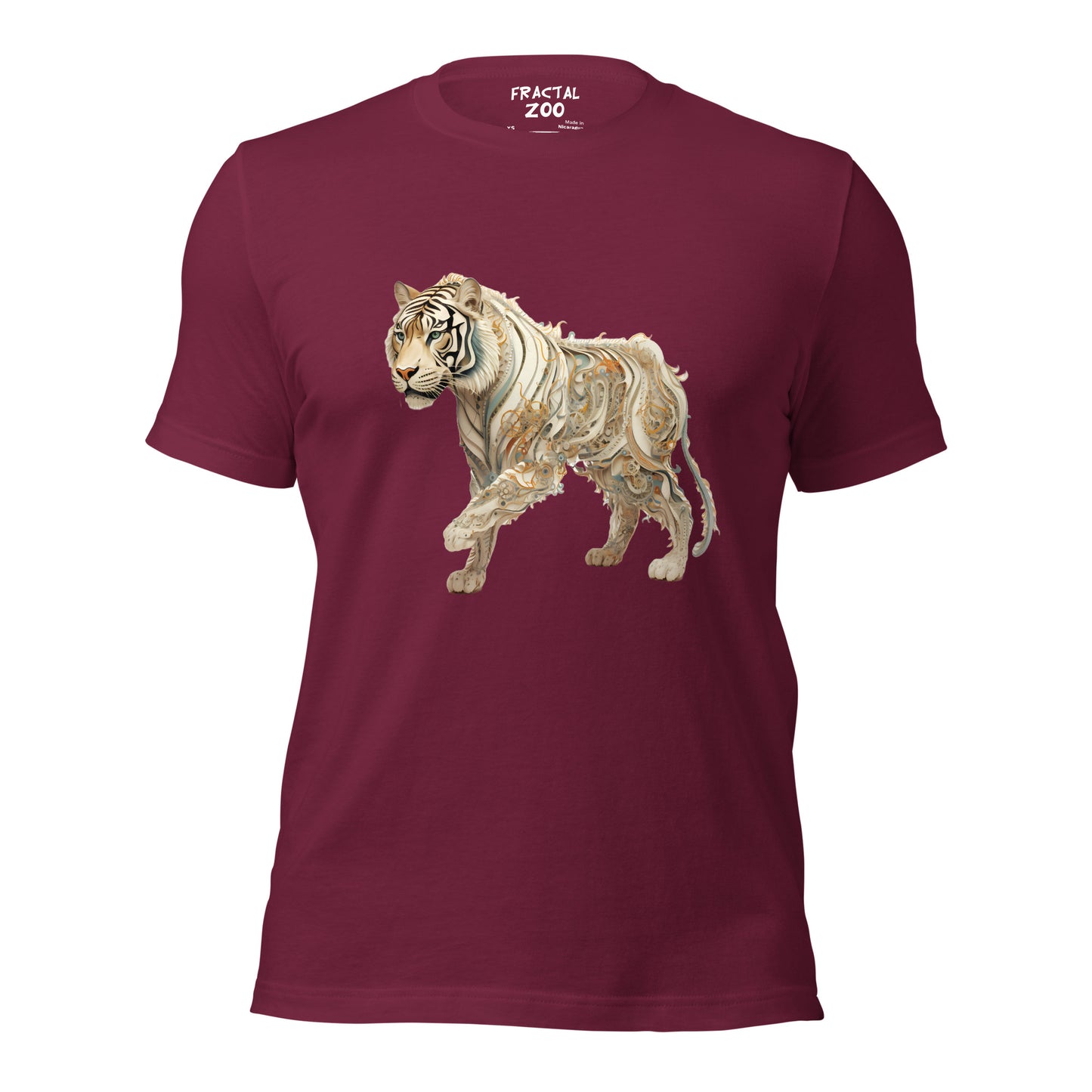 Tiger Techscape Tee | A Fusion of Elegance and Fierceness