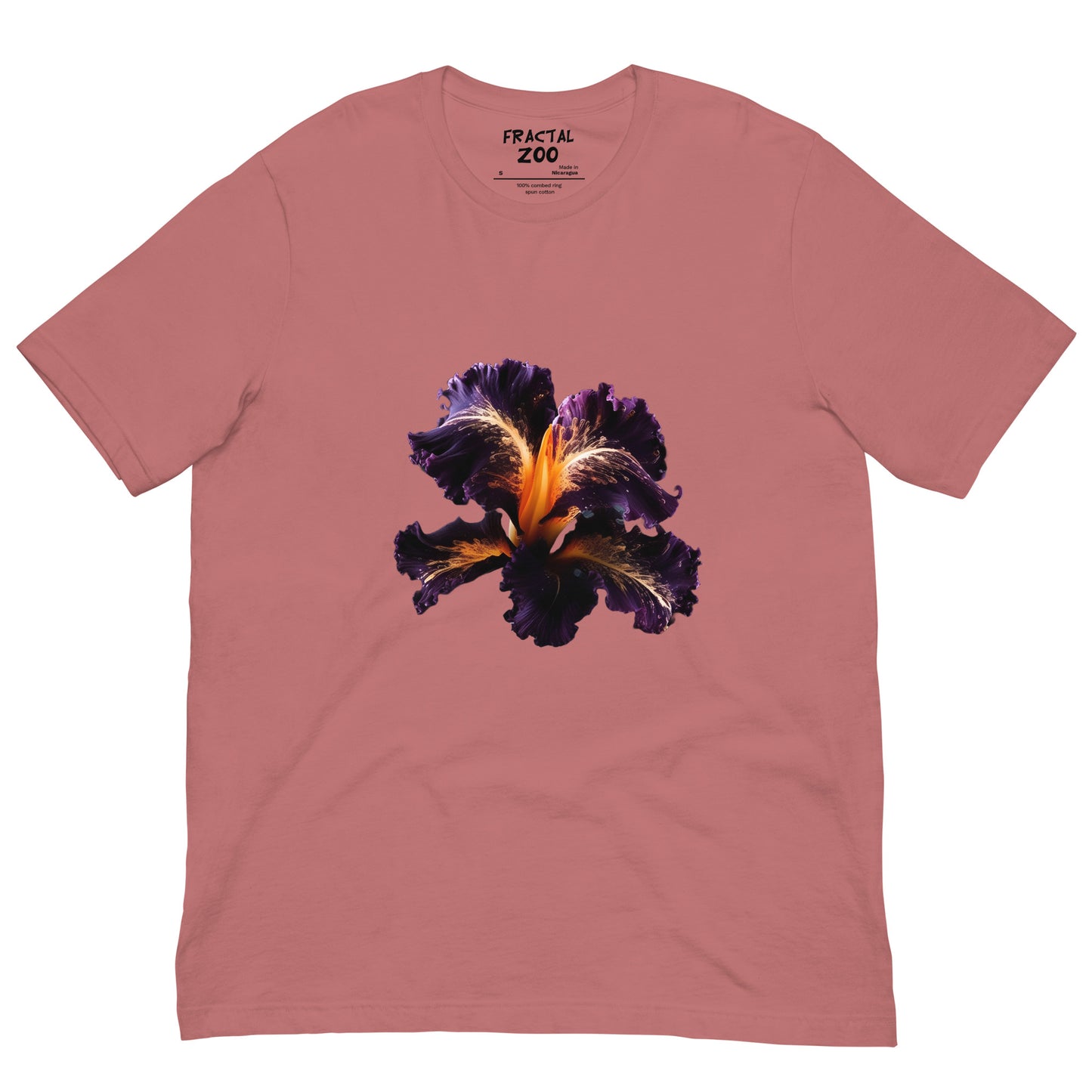 Iridescent Iris t-shirt | The Epitome of Eco-Conscious Elegance