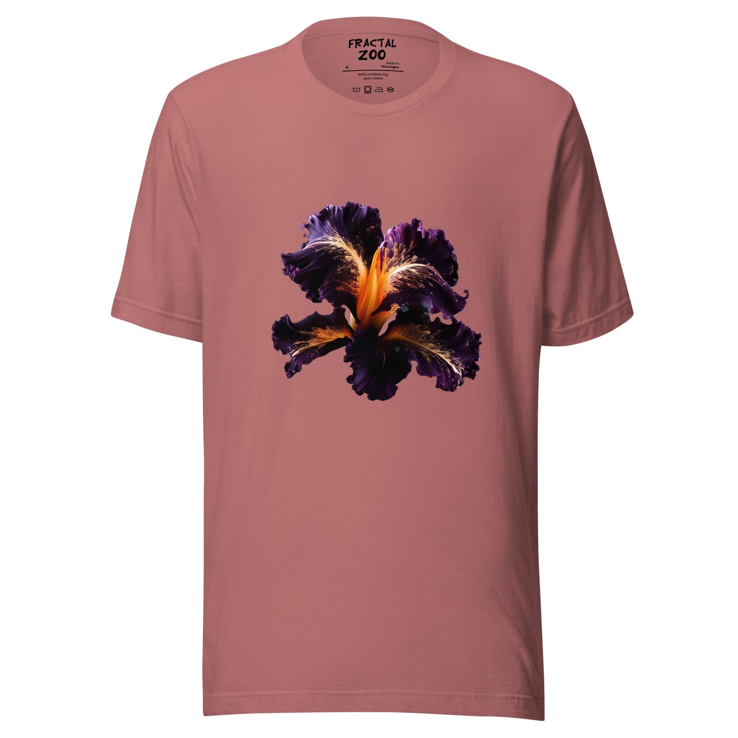 Iridescent Iris t-shirt | The Epitome of Eco-Conscious Elegance