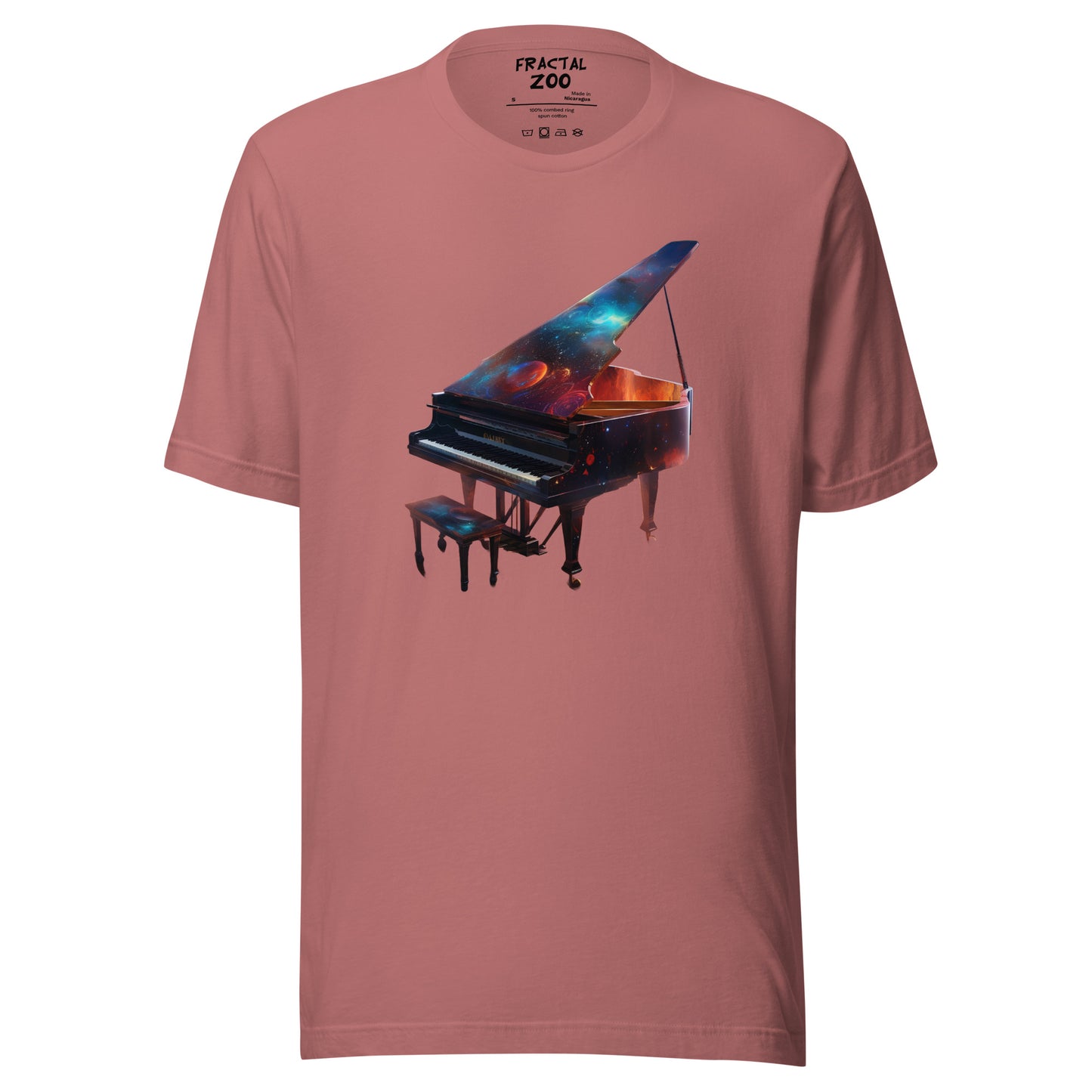 Psychedelic Piano Unisex T-shirt | Wear a piece of musical art