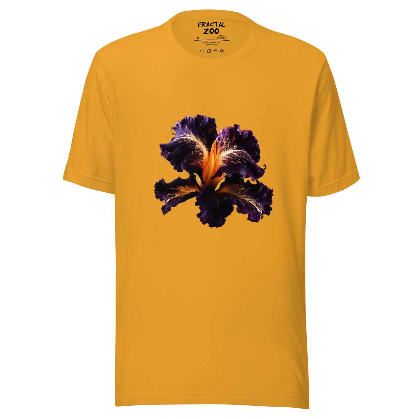 Iridescent Iris t-shirt | The Epitome of Eco-Conscious Elegance