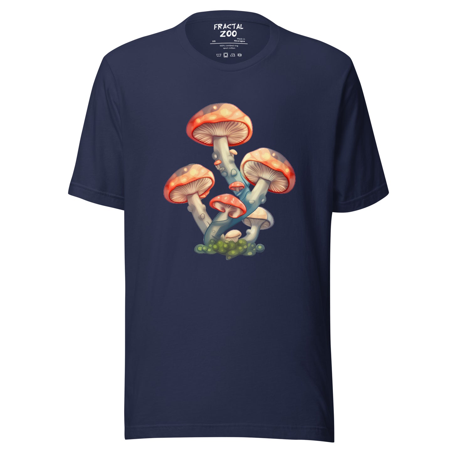 Fungal Haven T-Shirt | Embrace Nature's Magic with Our Premium Mushroom Patch Design