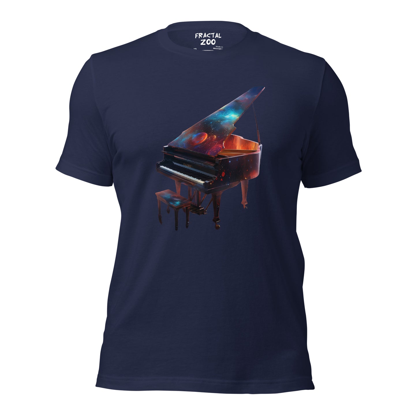 Psychedelic Piano Unisex T-shirt | Wear a piece of musical art