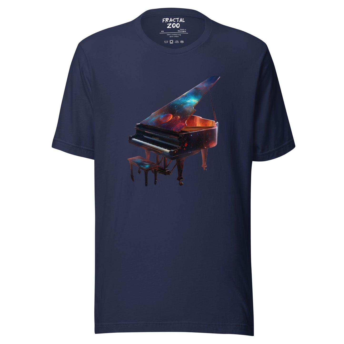 Psychedelic Piano Unisex T-shirt | Wear a piece of musical art