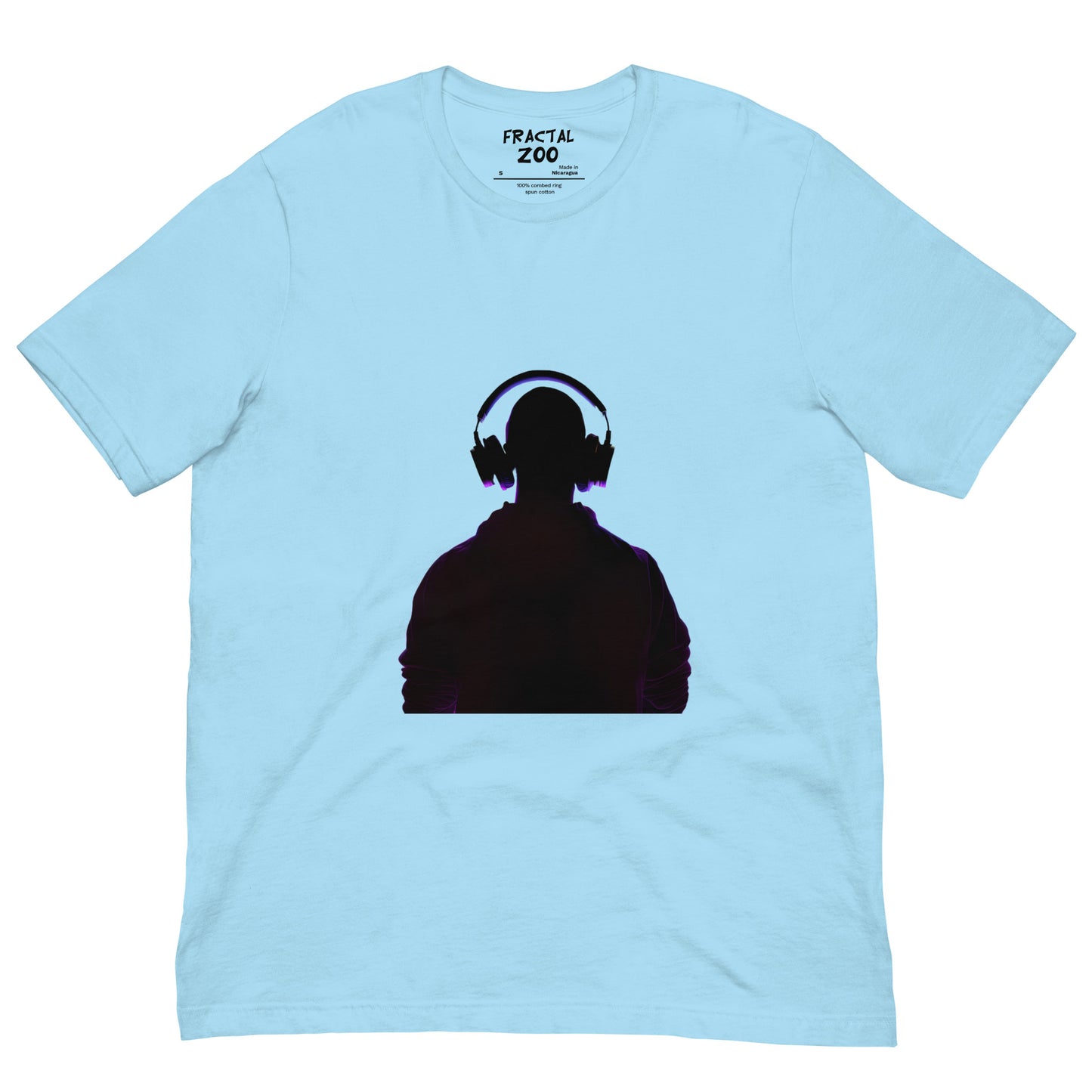 Beat Shadow T-Shirt for Eco-Conscious Partygoers | Passion for Art and Music with DJ Silhouette Design