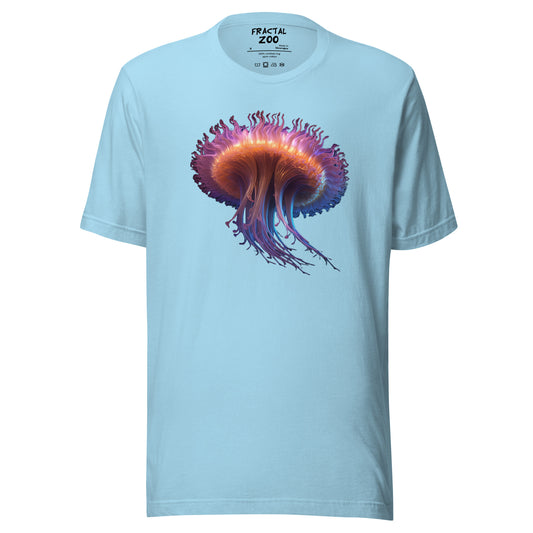 Mandelbrot Jellyfish t-shirt | Discover Eco-Friendly Oceanic Fashion