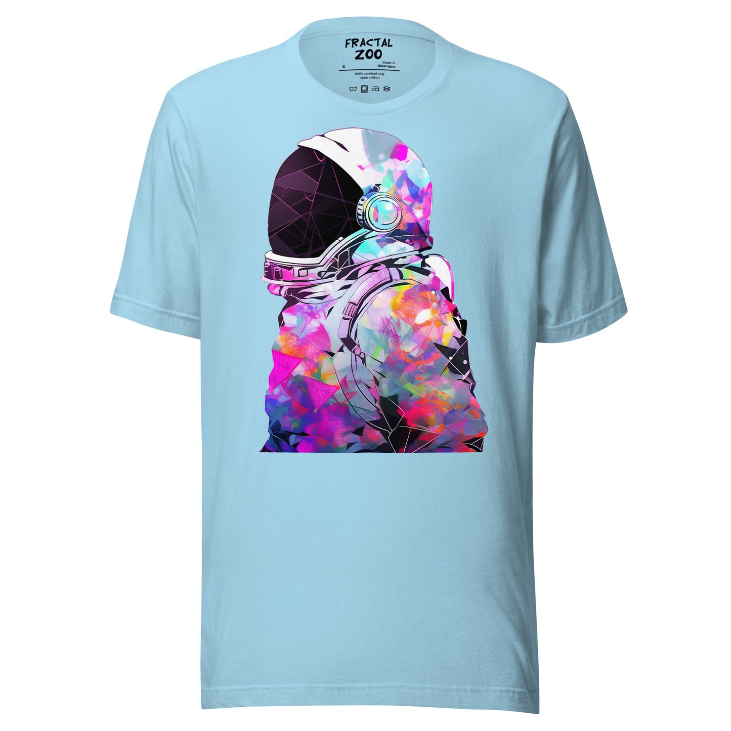 Unveil the Wonders of Space and Artistry with Fractalnaut Astronaut Unisex T-Shirt