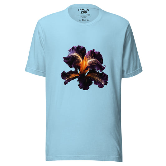 Iridescent Iris t-shirt | The Epitome of Eco-Conscious Elegance