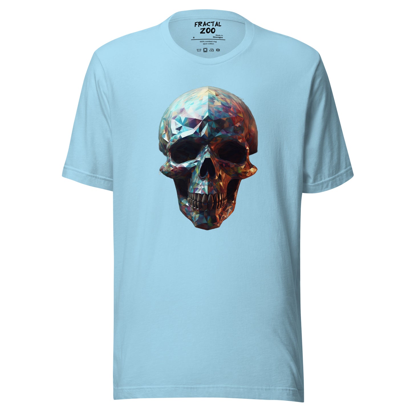 Express Your Individuality with Fractal Geometry Skull Unisex t-shirt