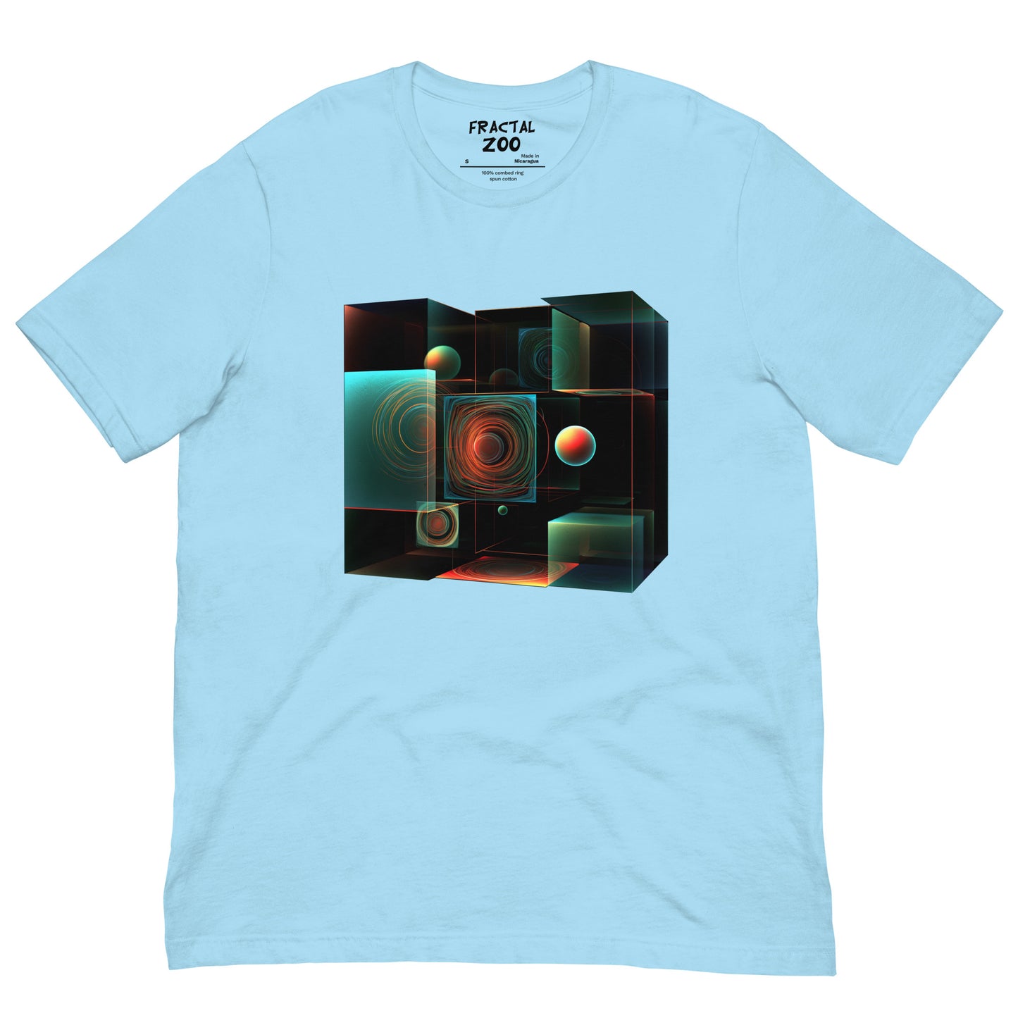 Geometric Cube Unisex t-shirt | Geometric Cube Design for the Modern Enthusiast