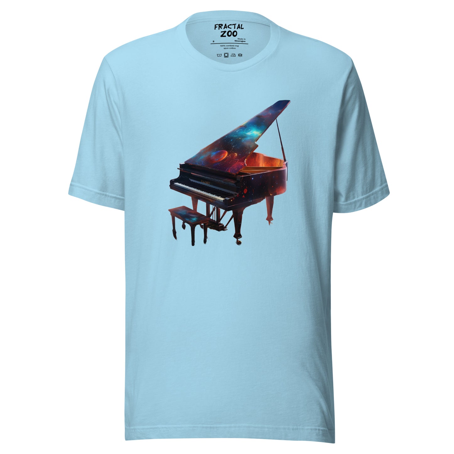 Psychedelic Piano Unisex T-shirt | Wear a piece of musical art