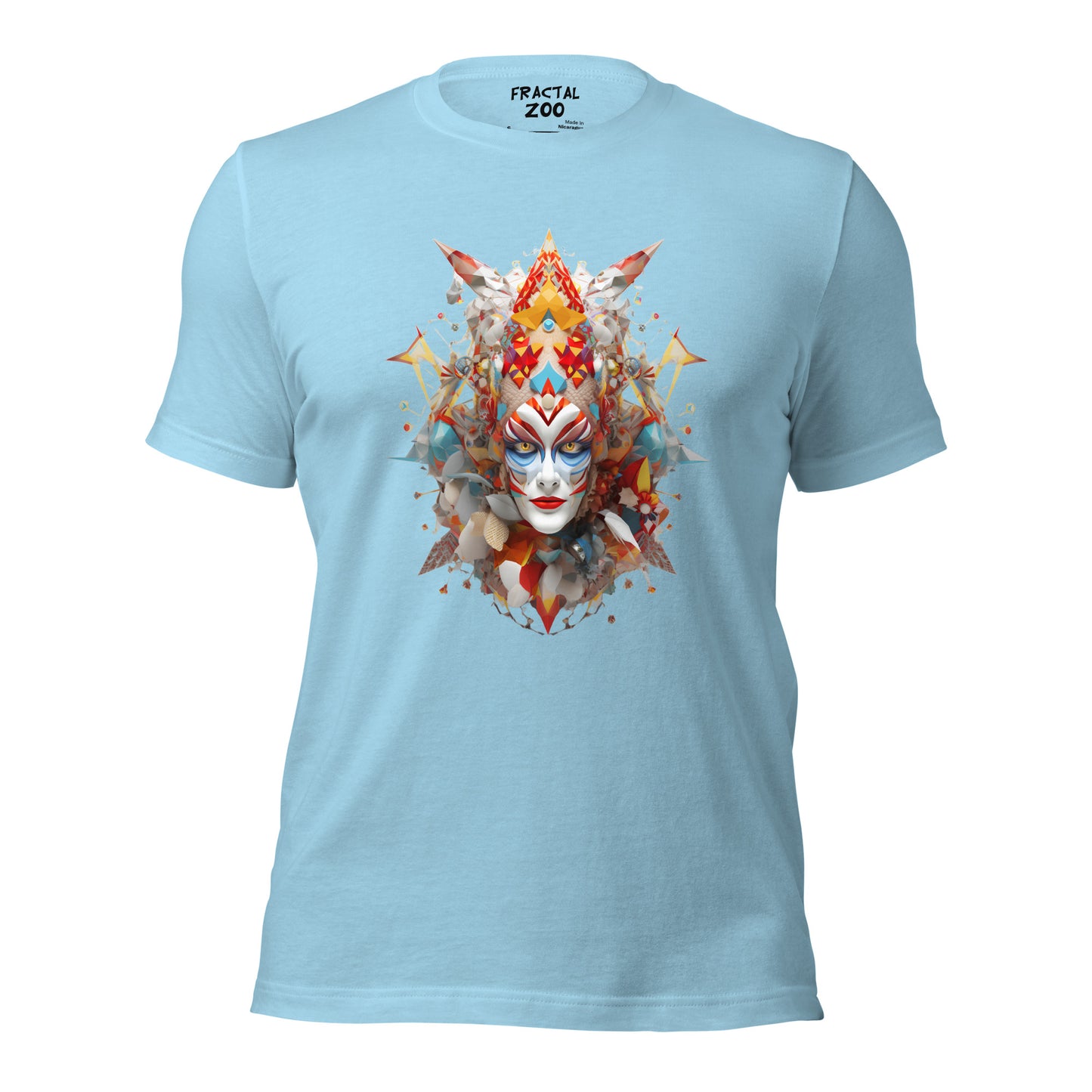 Radiate Festival Vibes with Psychedelic Carnival Unisex Tee | Carnival Art