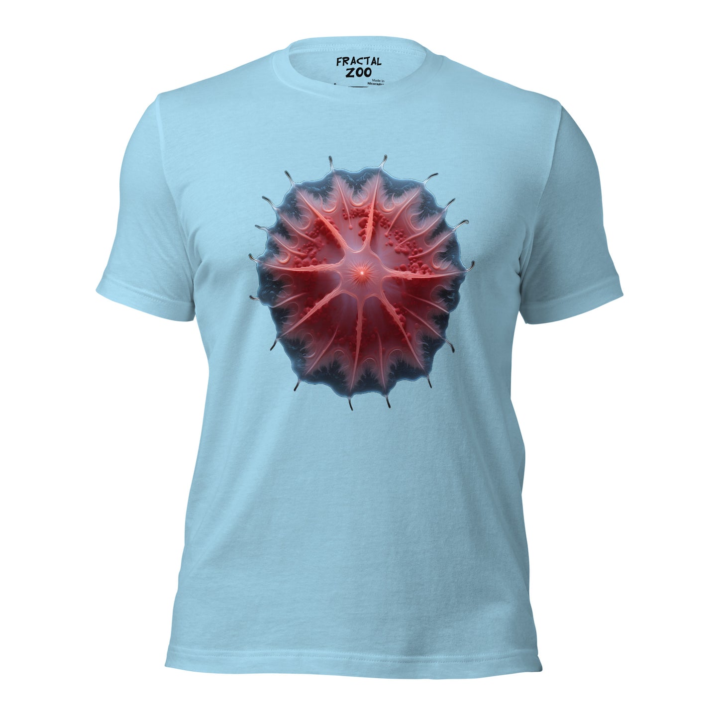 Fractal Enigma Dinoflagellate  Unisex T-Shirt | Explore Mesmerizing Art & Science Fusion