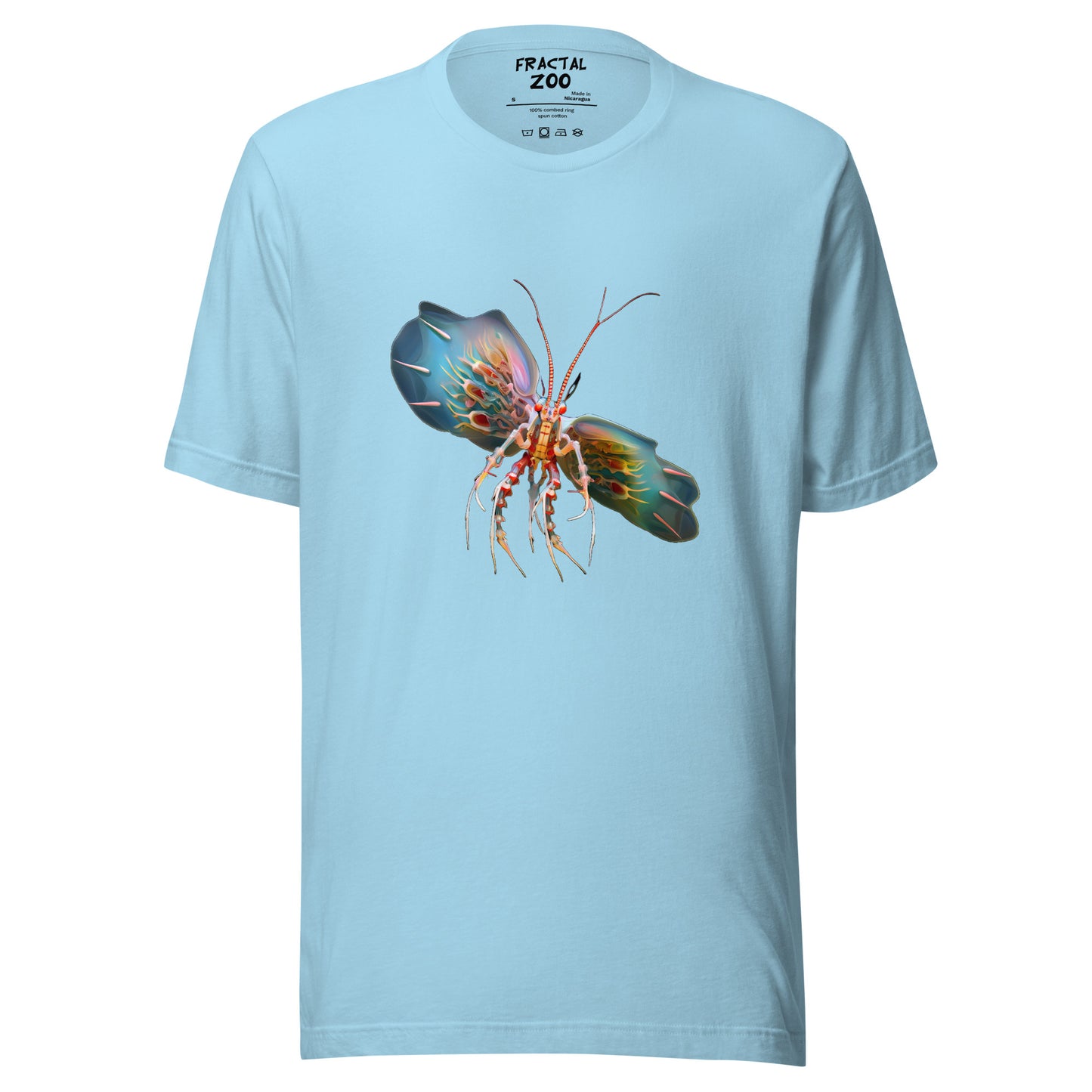 Fly into the Surreal with the Flying Fractal Mantis T-Shirt where Art meets Nature