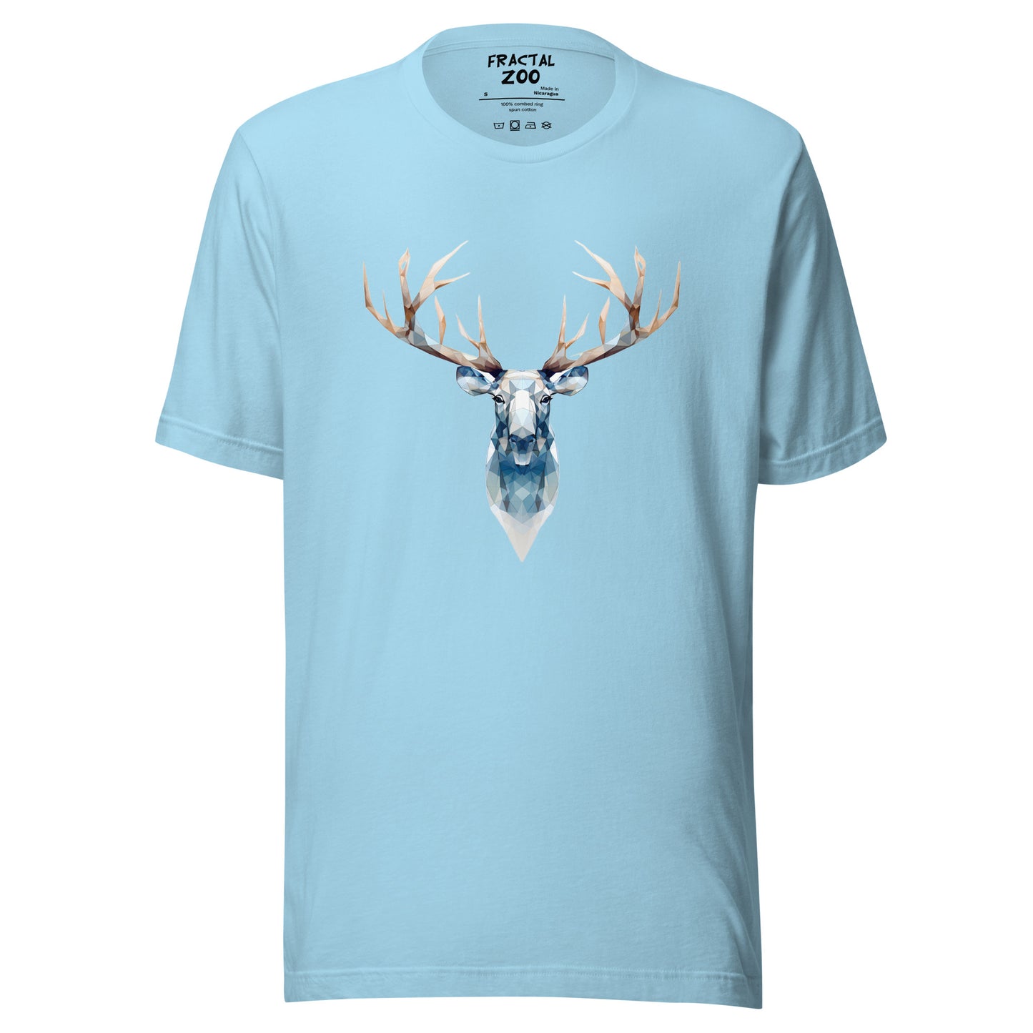 Moose Buck Fractal Unisex t-shirt | Express Your Love for Wildlife