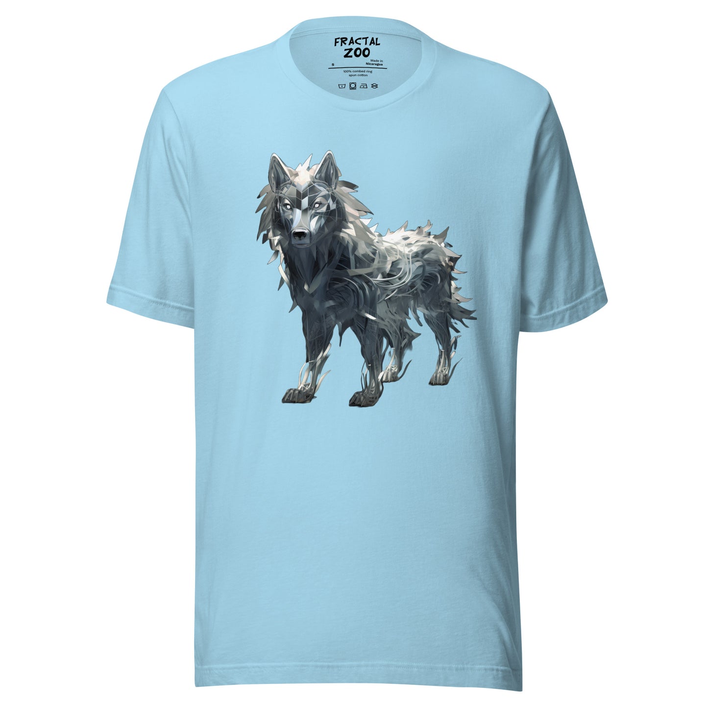 Fractal Canis Unisex t-shirt | Where Art Meets the Wild in Eco-Conscious Fashion